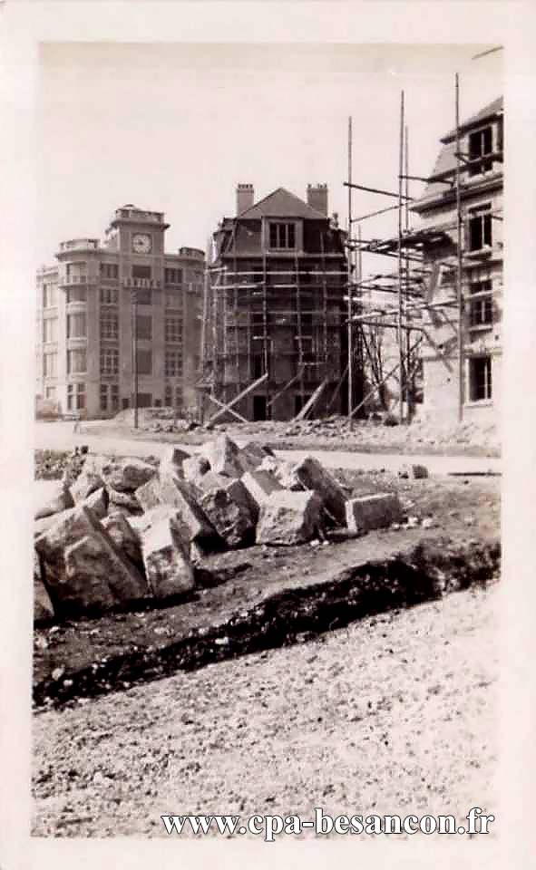 BESANÇON - Construction de l'avenue Siffert - Mars 1932